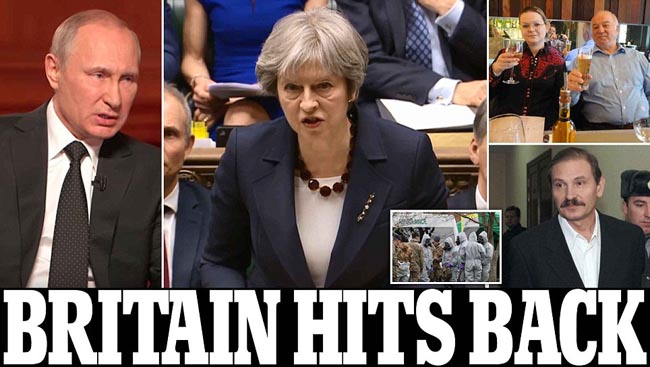 Gas Saraf Picu PM Theresa May Usir 23 Mata-mata Rusia di Inggris